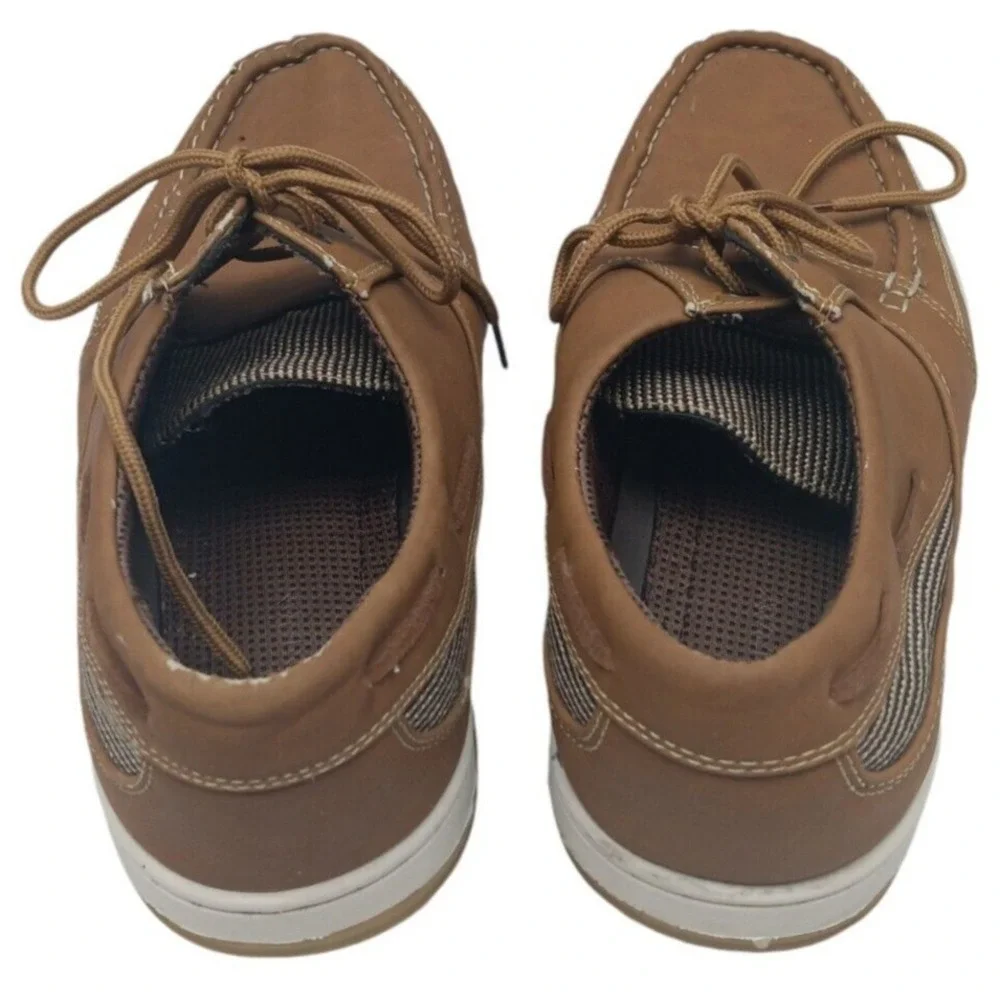 Men's Boat Shoes‎ Slip On Stylish Leather Casual Loafers Size: 11 US [XRW716]